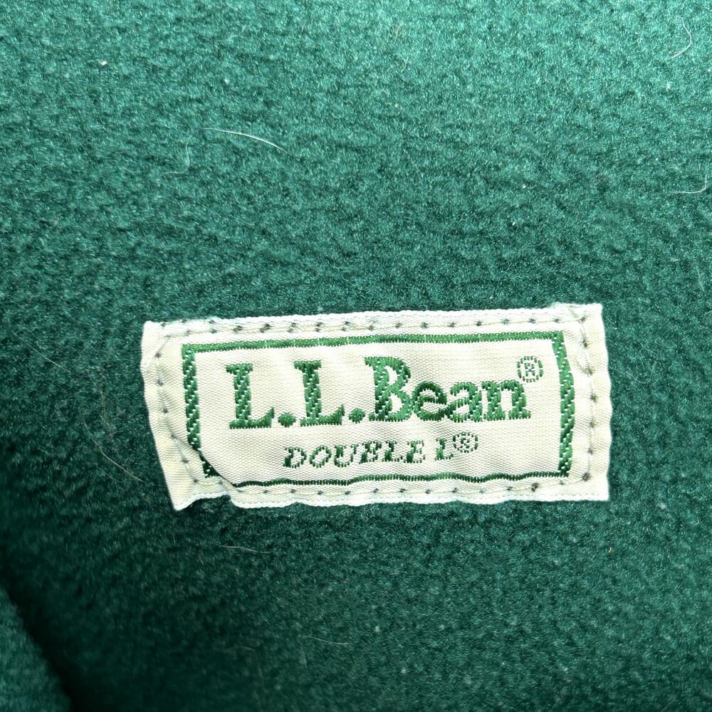 VTG 90s LL Bean 27 Blue Fleece Lined Denim Jeans Double L High Rise Warm USA - Picture 5 of 17